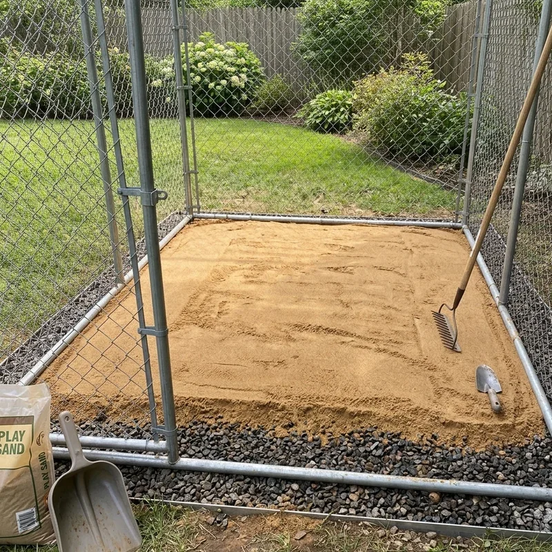 DIY Outdoor Dog Kennel Flooring Ideas