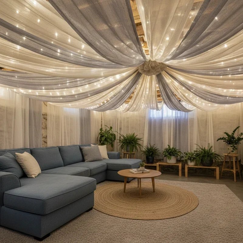 DIY Basement Ceiling Ideas