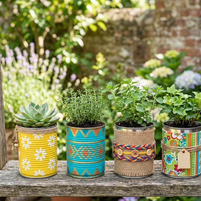 Creative Recycled Tin Can Craft Ideas