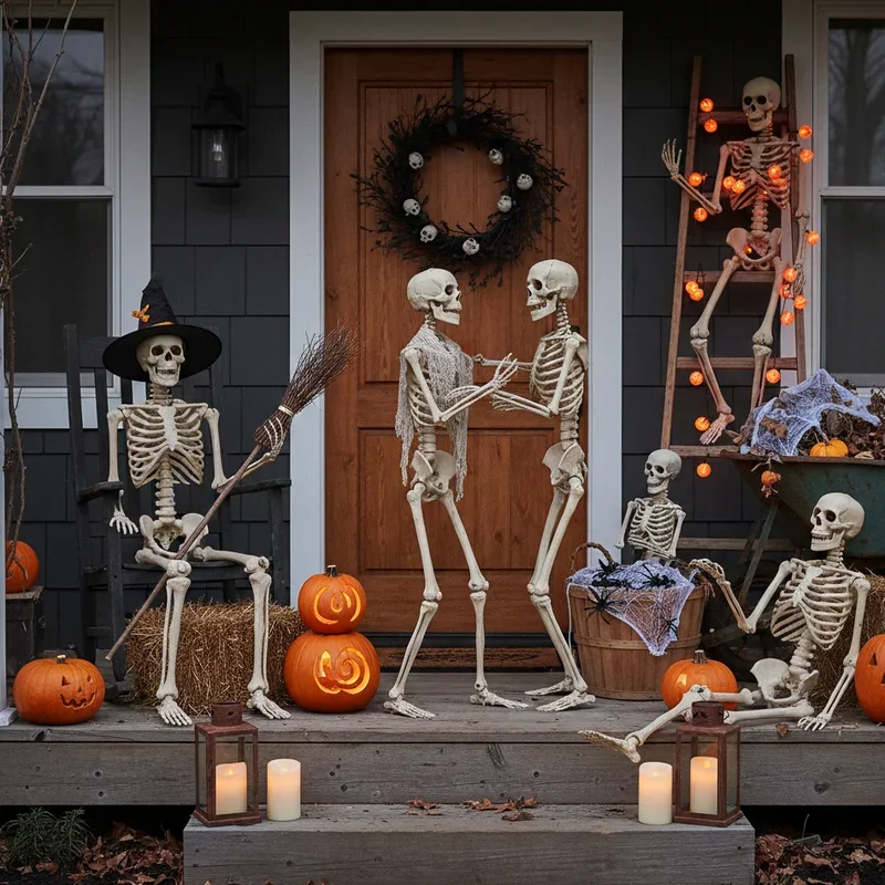 DIY Halloween Front Porch Ideas