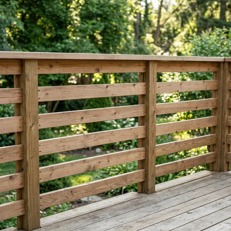 Cheap DIY Deck Railing Ideas