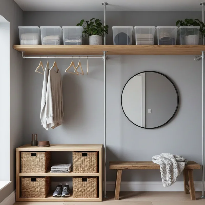 15 DIY Entryway Closet Ideas for Smart and Stylish Storage
