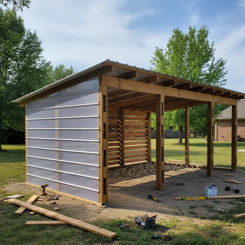 DIY Enclosed Carport Ideas