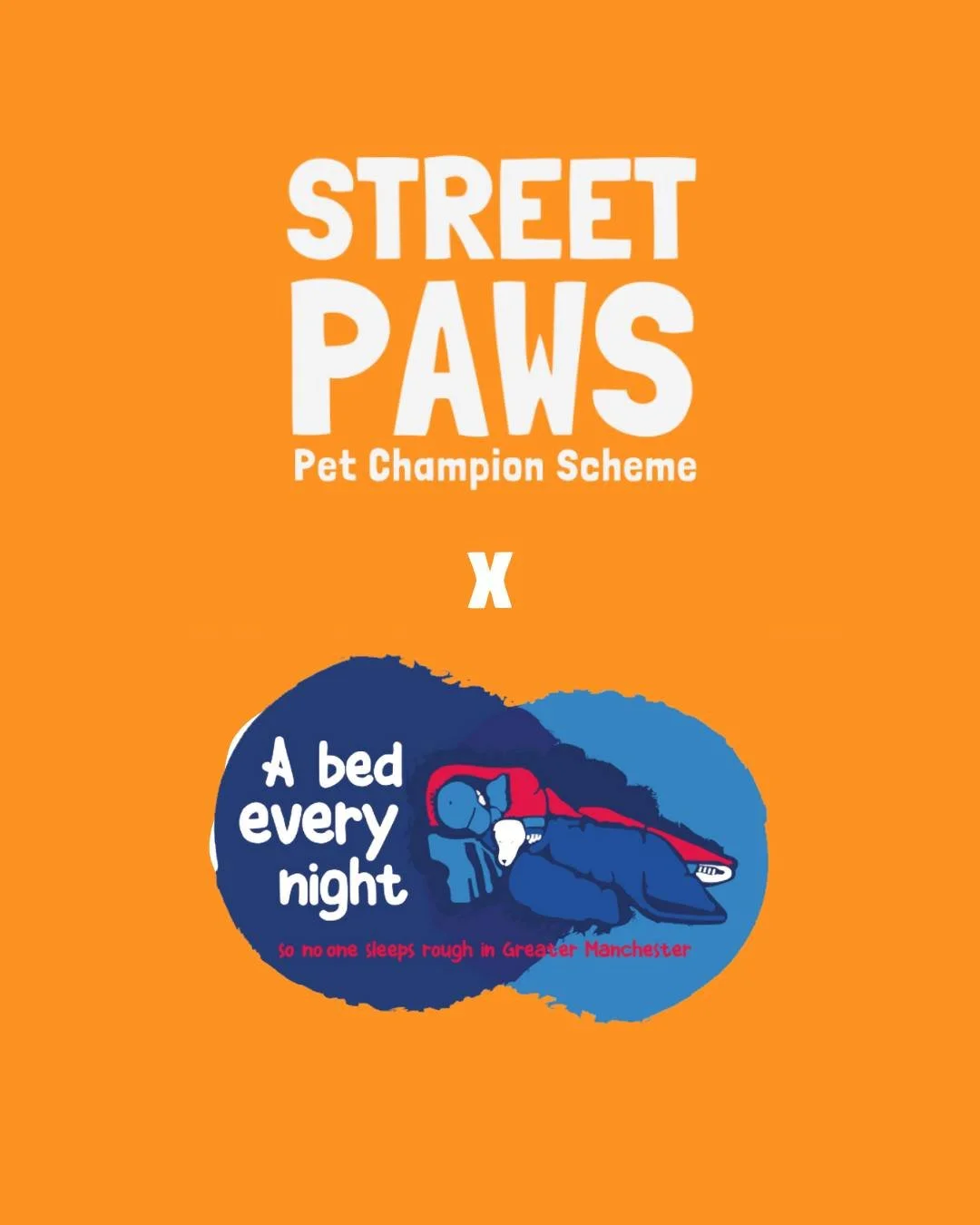 Keeping people and their pets safe, supported, and together.

In Manchester, our partnership with A Bed Every Night is a powerful example of what truly inclusive homelessness support looks like &mdash; and why it matters.

Right now, five much-loved 