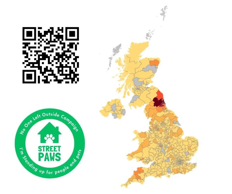 Some areas are showing up strong.
Some are still very grey.

On the petition map, the greyed-out areas are the places where people haven&rsquo;t signed yet.

And in many ways, homelessness can feel like a 'grey area' too - something people don&rsquo;