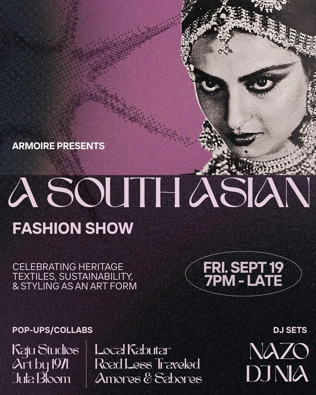 Spotlight: Seattle Fashion Show

Date: Friday, September 19th
Location: Armoire (4786 1st Avenue South #suite 105 Seattle, WA 98134)

Armoire&rsquo;s South Asian rental collection is back just in time for Diwali, featuring timeless pieces, upcycled l