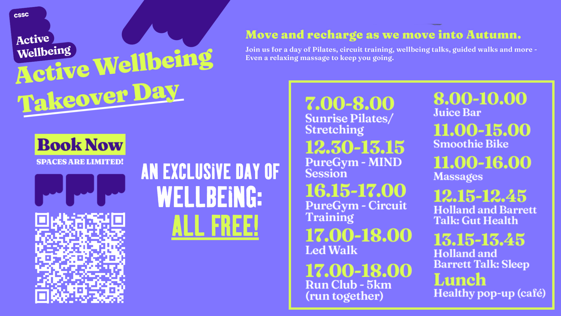 Wellness takeover day