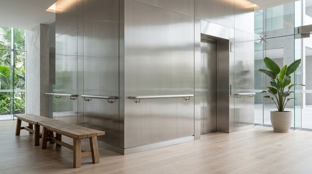 Clear protective coating for architectural metal surfaces