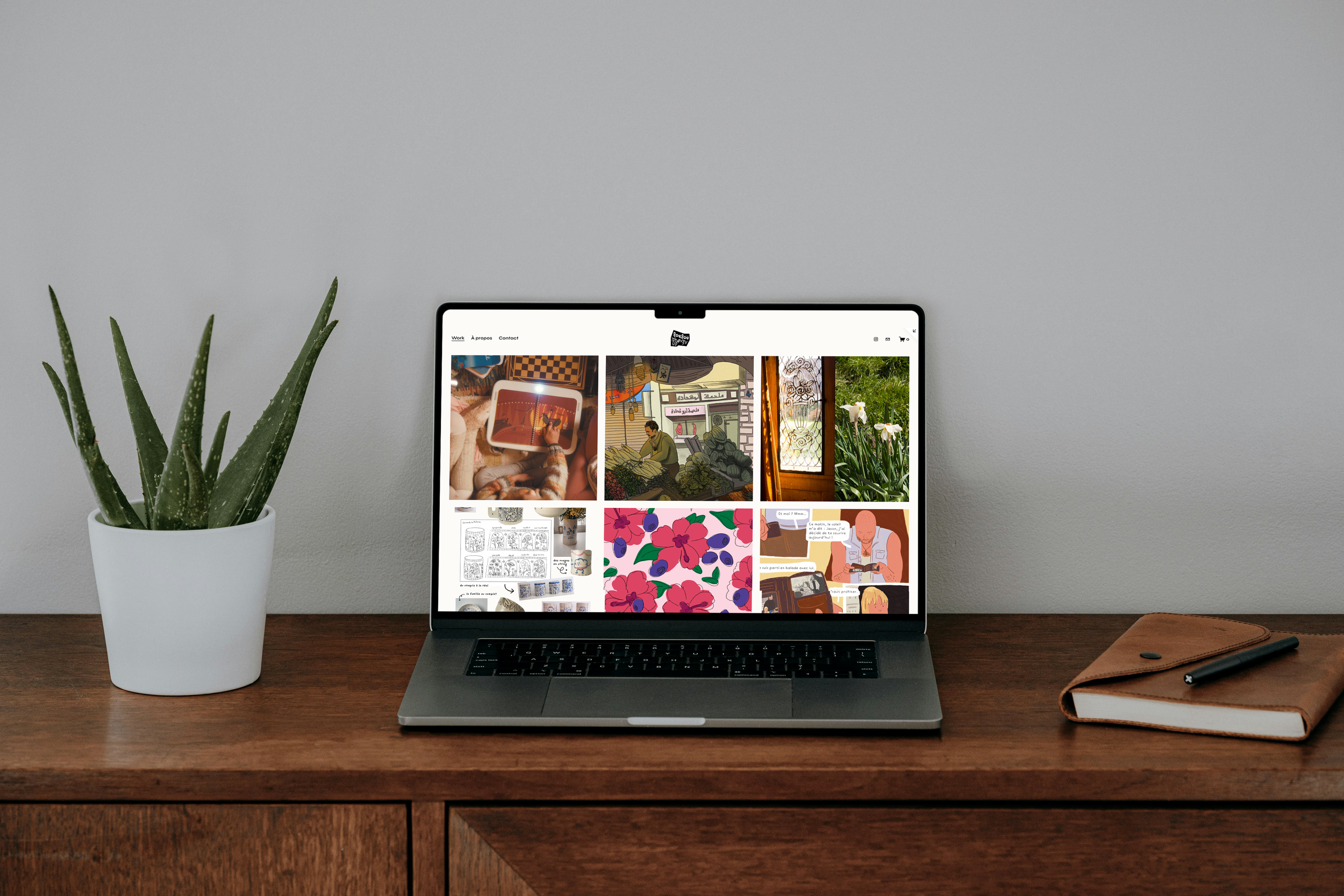 Free MacBook on Dresser Mockup.png