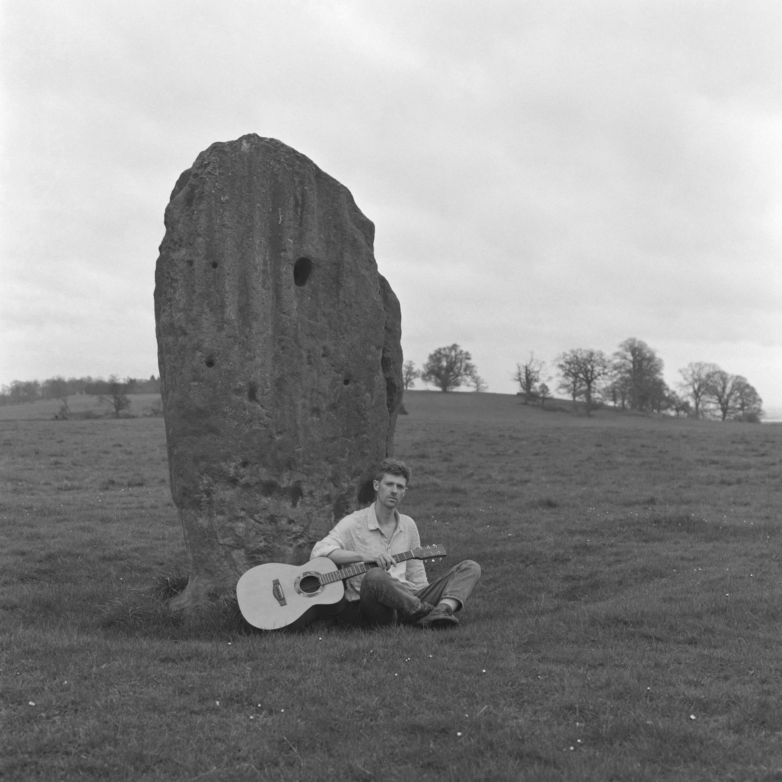 Promotional portrait. 120mm B&W film, digitally scanned.