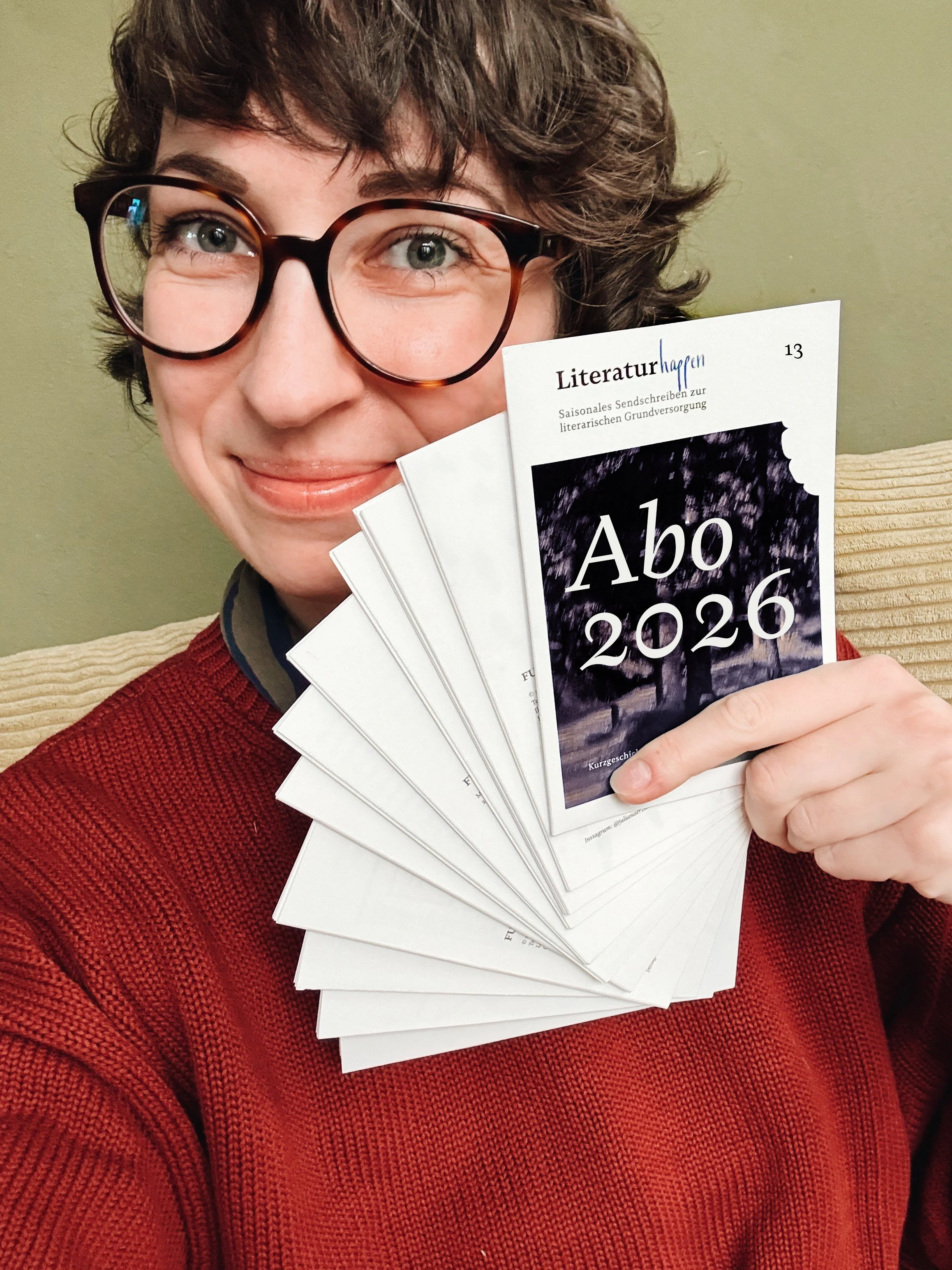 NEU Jahresabo 2026 Literaturhappen - Ausgaben 13-24