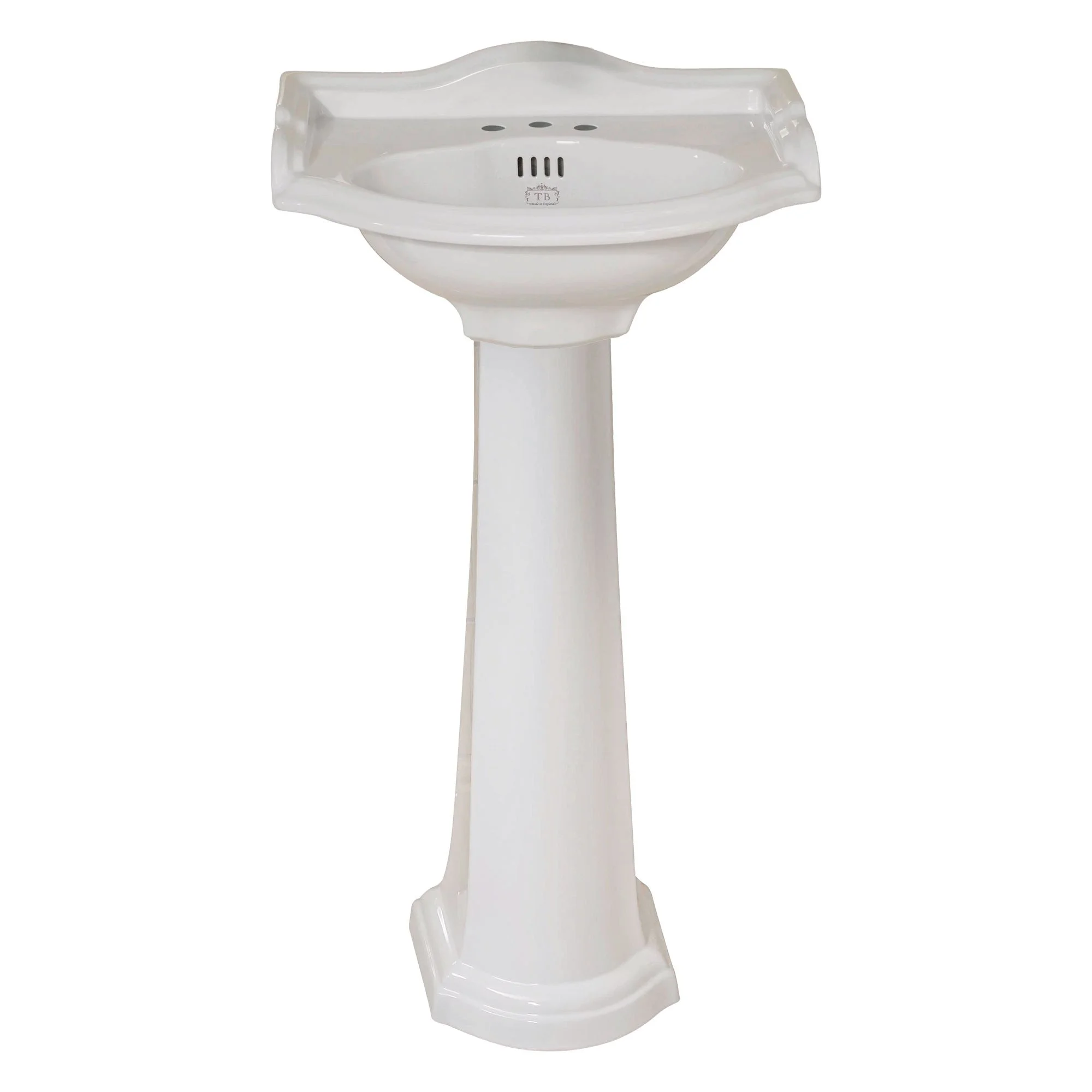 RICHMOND Cloakroom Handwaschbecken TB-RI-053 No101 mit Standsäule TB-RI-09 No101