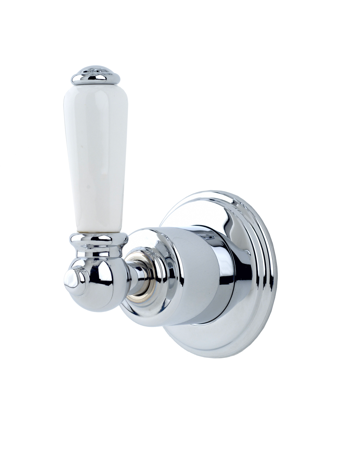 Perrin & Rowe PR3240 3/4“ Regelventil mit Porzellanhebel LEVER, zur Unterputzmontage.