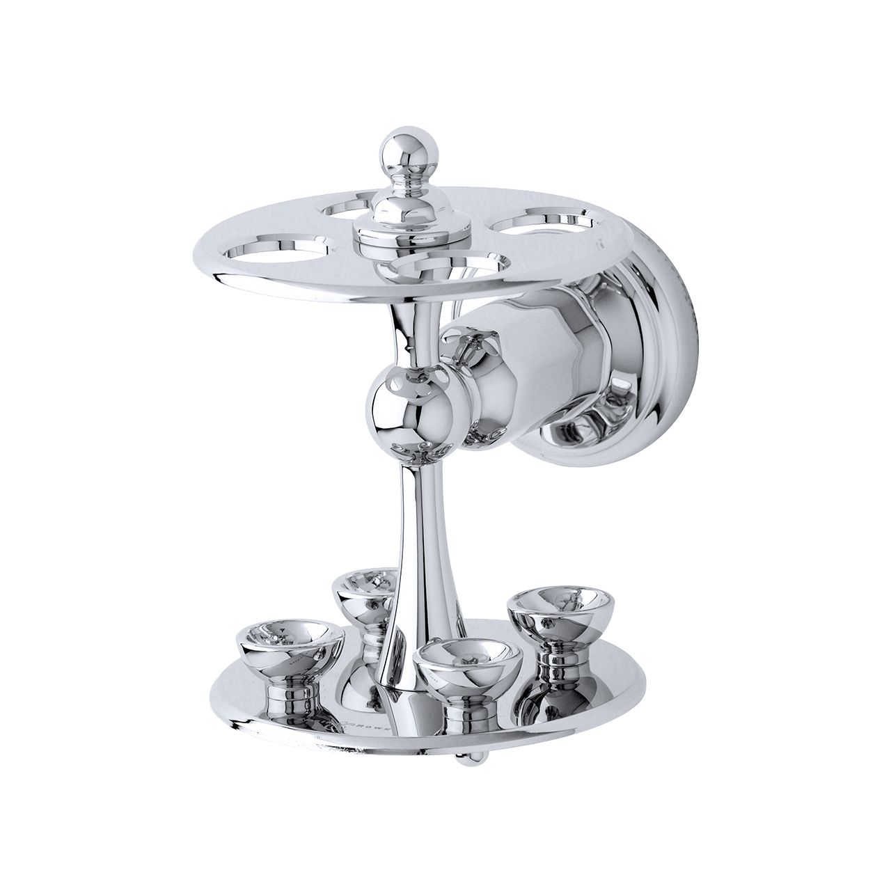 Perrin & Rowe PR6930 Zahnbürstenhalter aus Messing, zur Wandmontage