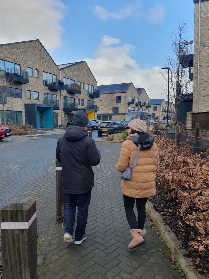 Walking interview in Bristol.