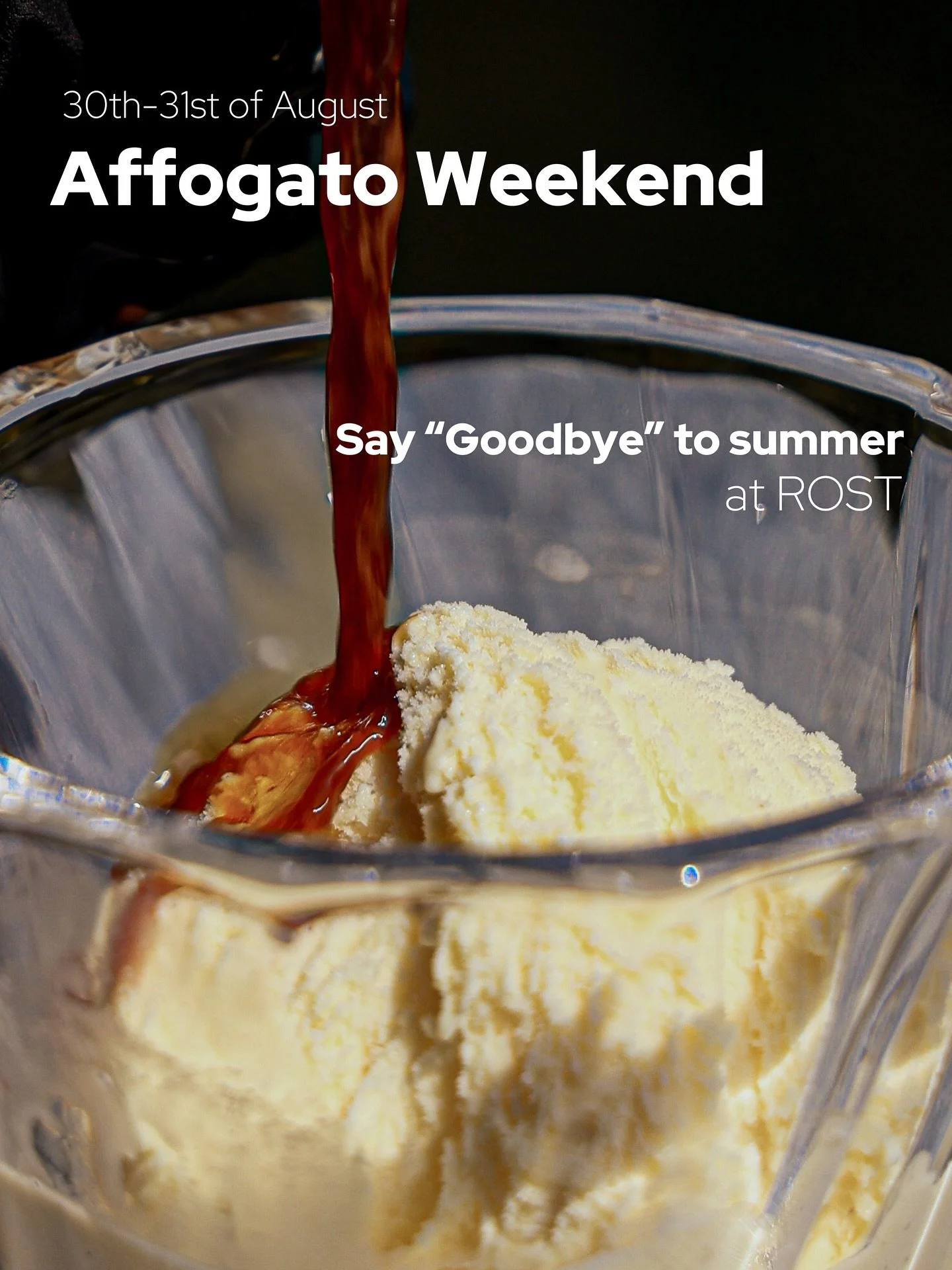 🍨 Weekendul acesta la ROST găsești pretextul perfect să te mai bucuri puțin de vară.
&Icirc;nghețată, espresso și sortimente surpriză care dau gust unui &ldquo;goodbye&rdquo; răcoros și dulce.

Descoperă meniul special &icirc;n locație, doar s&acirc