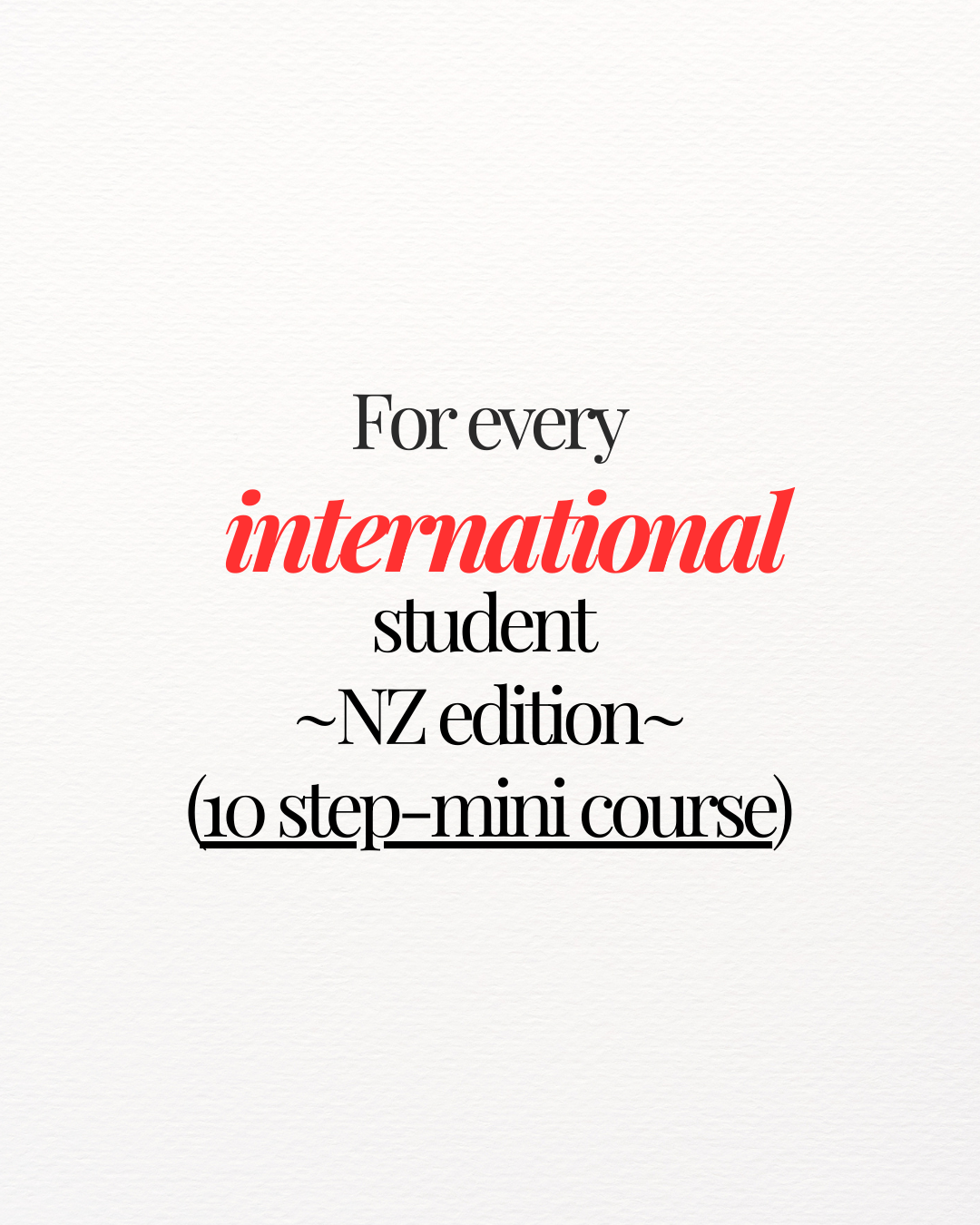 10 steps to get started as an international student (mini course)