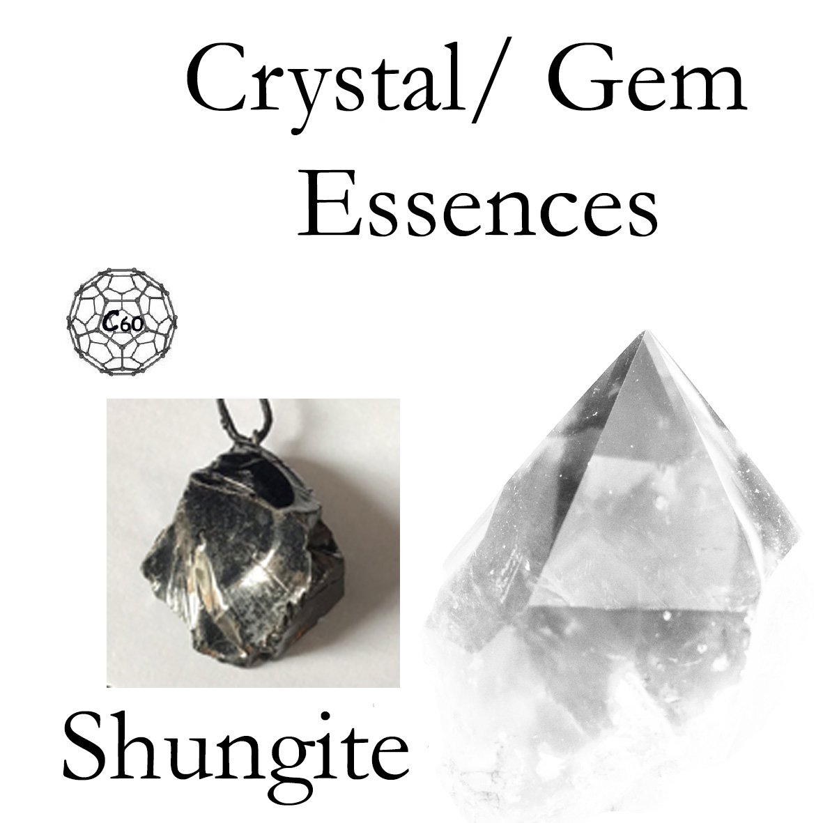 Crystal, Gem Essences - Shungite