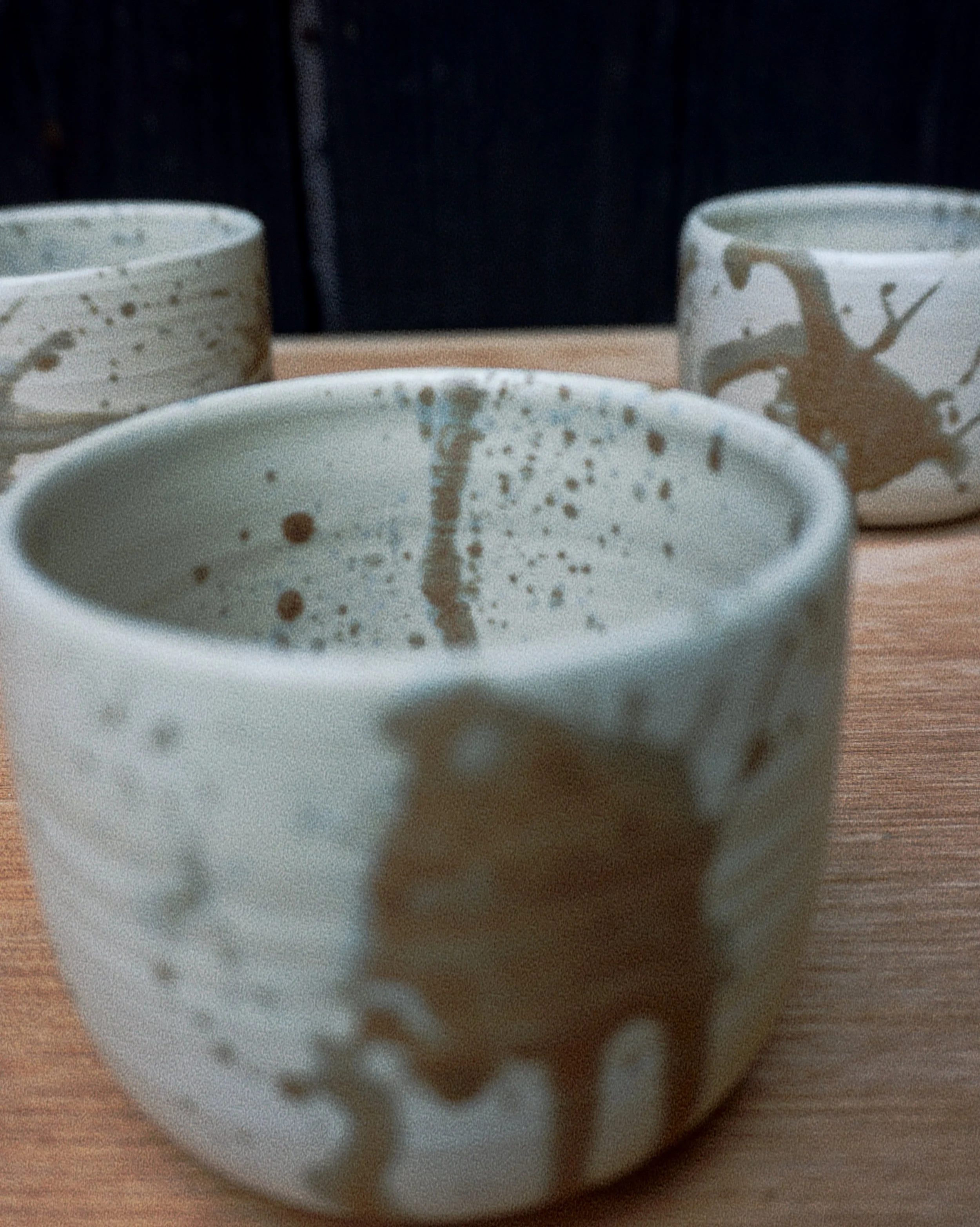 Ceramic handmade minimalist cup