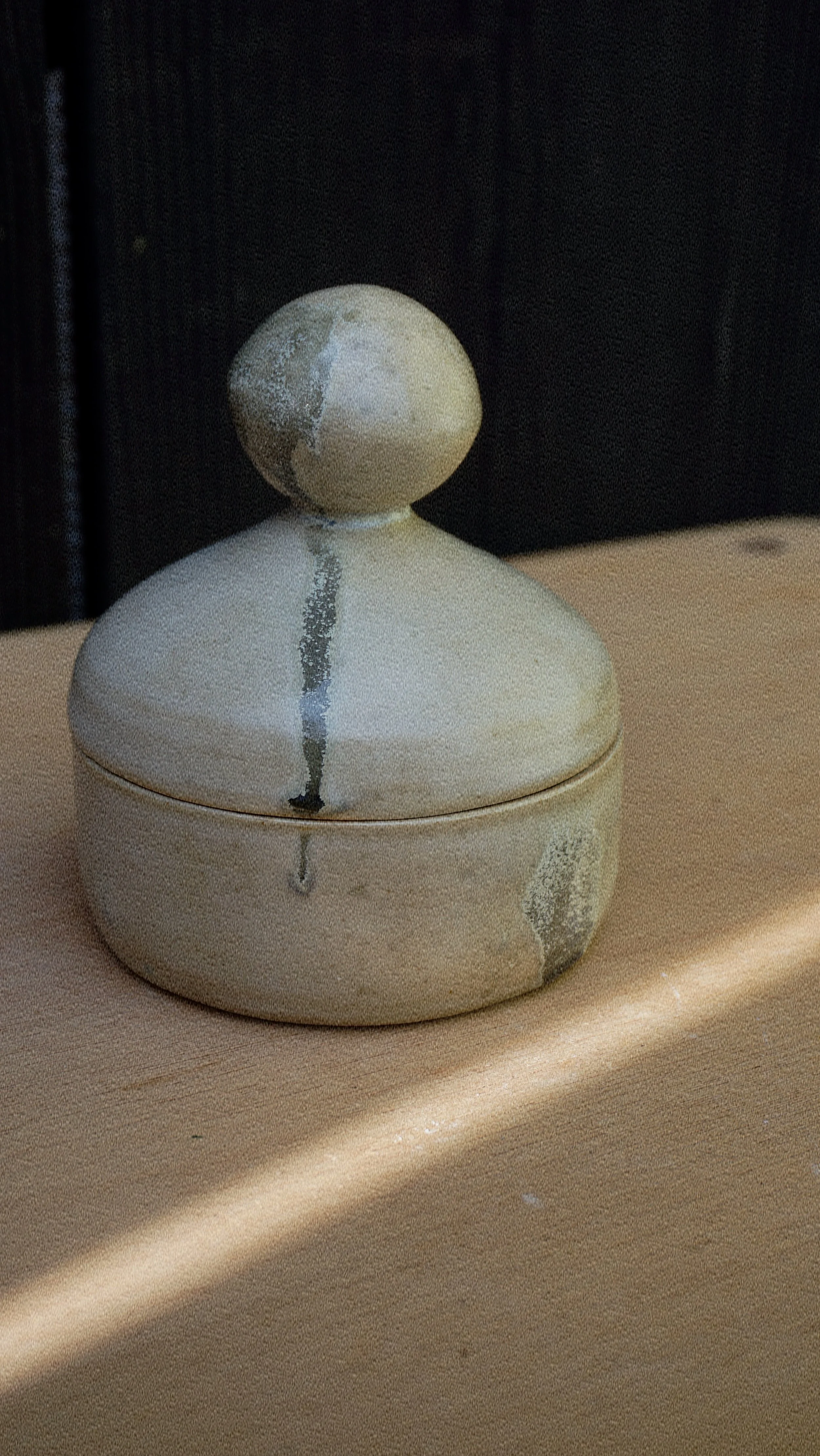 Handmade Ceramic lidded jar