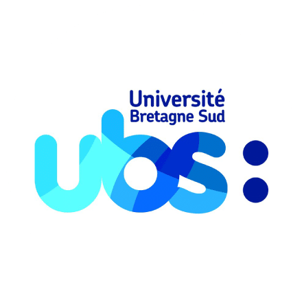 Logo de l'Université Bretagne Sud avec les lettres "ubs" en bleu.