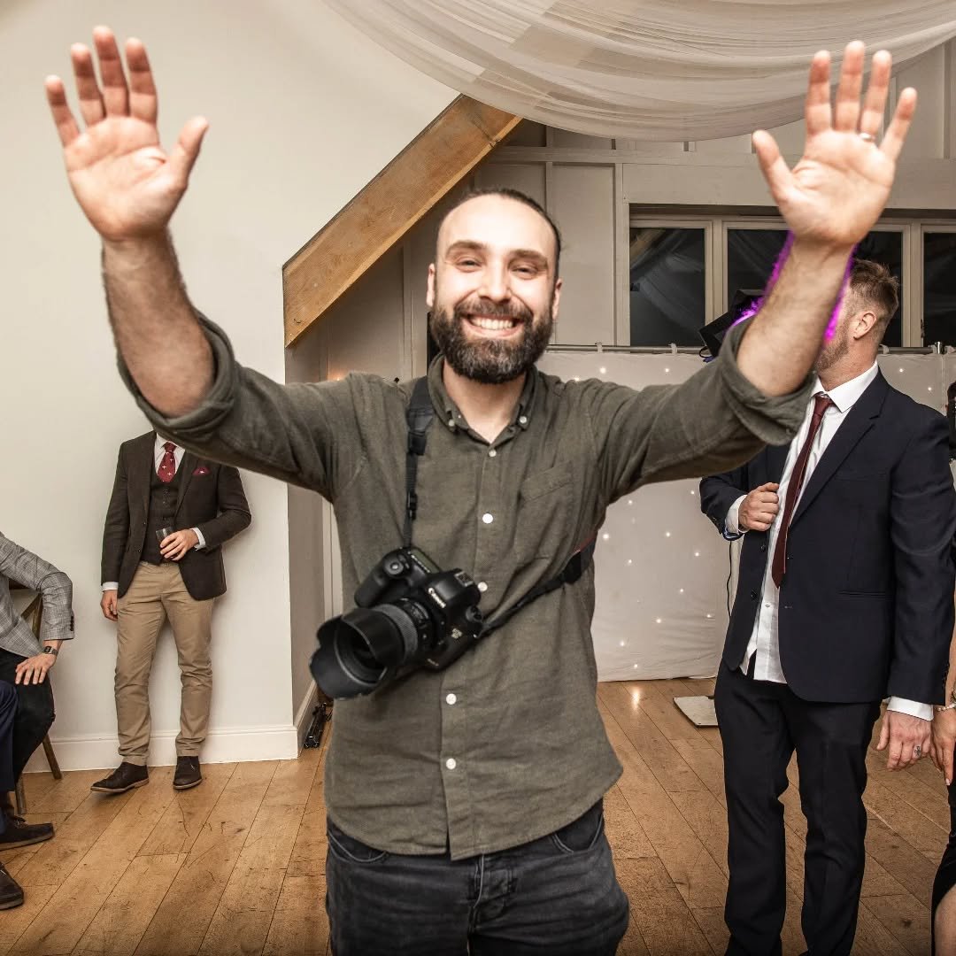 Hey 👋 it's me! I'm Joe, I photograph weddings and I love it. Much better behind a camera than in front of it 🤣