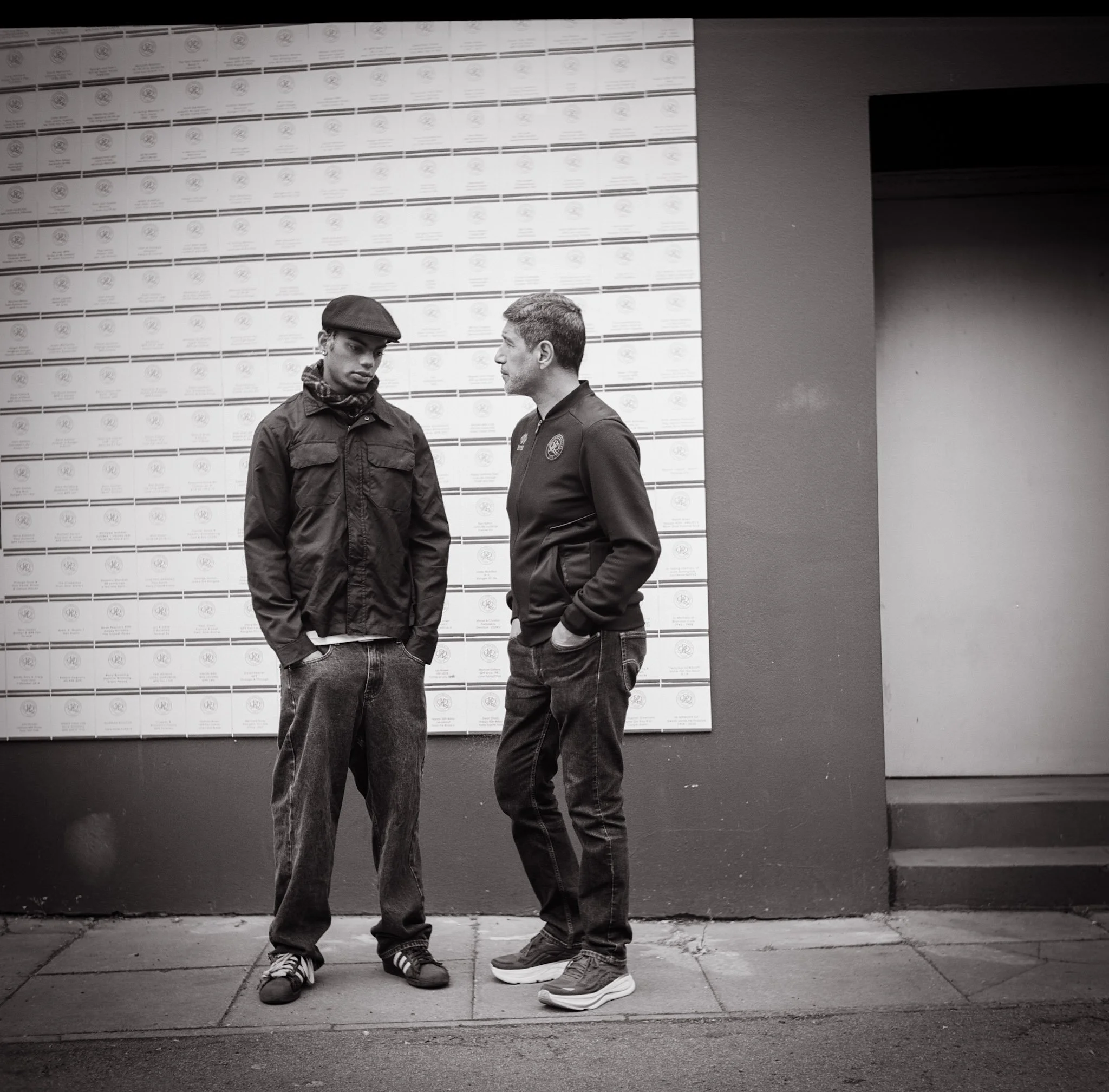 Murli and Kundan, photographed with my own fathers old Yashica medium format camera. 