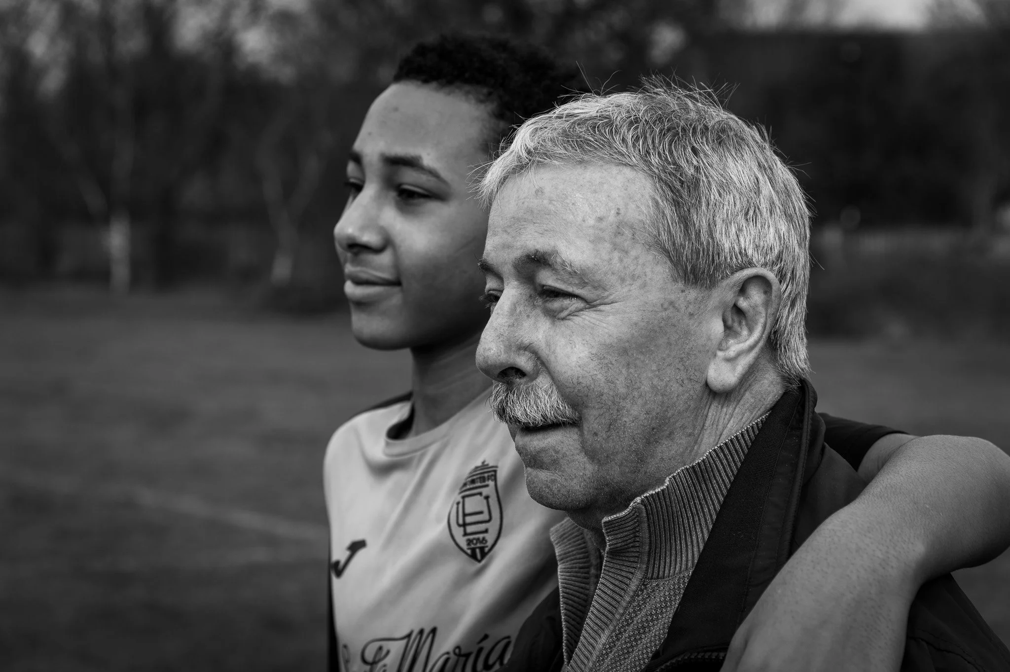 Luigi - "What I feel about my relationship with my son Giampiero it's very important and special to me because he is my last son born when I was already 67 years old and it's a blessing that I have and still receiving with his love and affection that