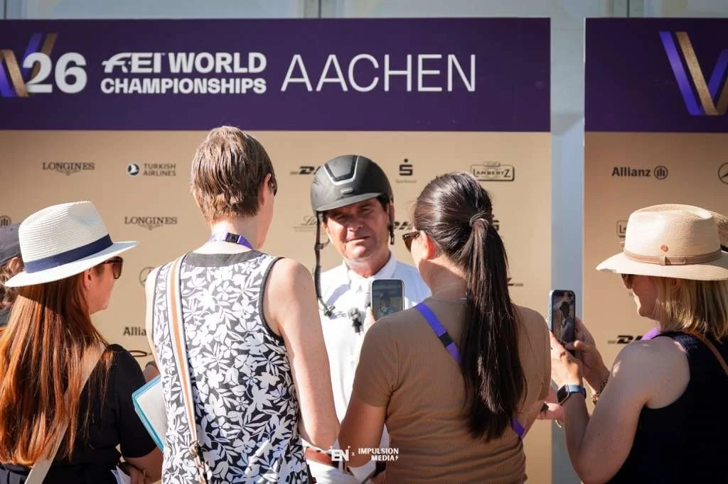 Eventing done and dusted at the FEI World Championships in Aachen. ✅

Such a great week doing what I love: interviewing, writing and telling the stories behind the sport.

I&rsquo;m here working for the FEI as a writer, and with Eventing wrapped up, 