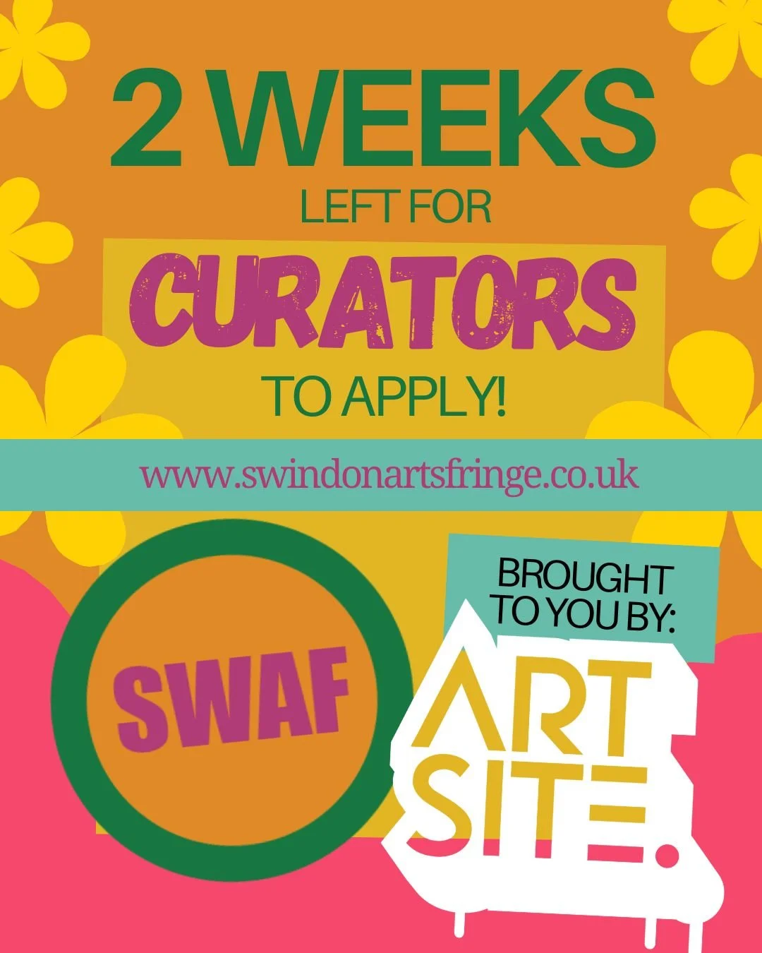 Only 2 weeks left! Be sure to apply before March 1st to be considered as a curator for the SwindonArtsFringe 2026. 

🎨 Think you&rsquo;d like to be a curator this year? 
Here is what you need to do to apply! 🎨

Head over to the SwindonArtsFringe we