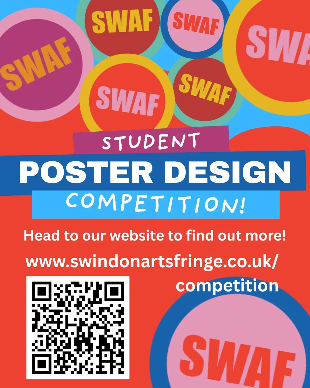 This year we&rsquo;re looking for design-savvy students to create posters and flyers for SWAF 2026!

If you know a young creative ready to set foot into the art industry, please share this post with them. This is a brilliant opportunity to get your d
