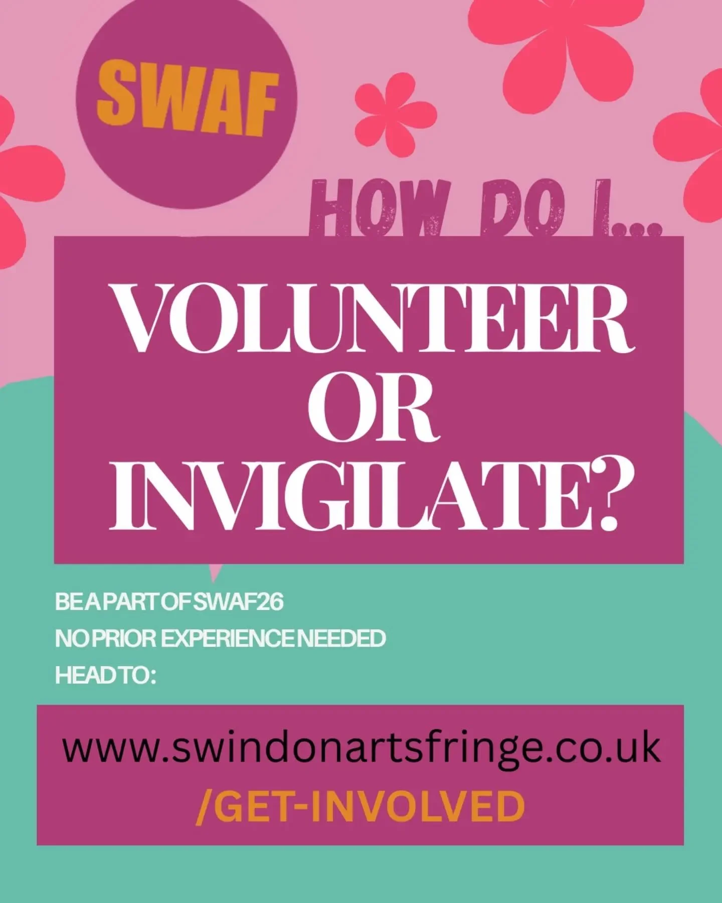 SWAF Call Out!

Volunteers Needed!

We&rsquo;re looking for volunteers to help bring this year&rsquo;s SWAF to life! There are lots of ways to get involved, including:

-Help create and set up the exhibition space -Support workshops and activities
-i