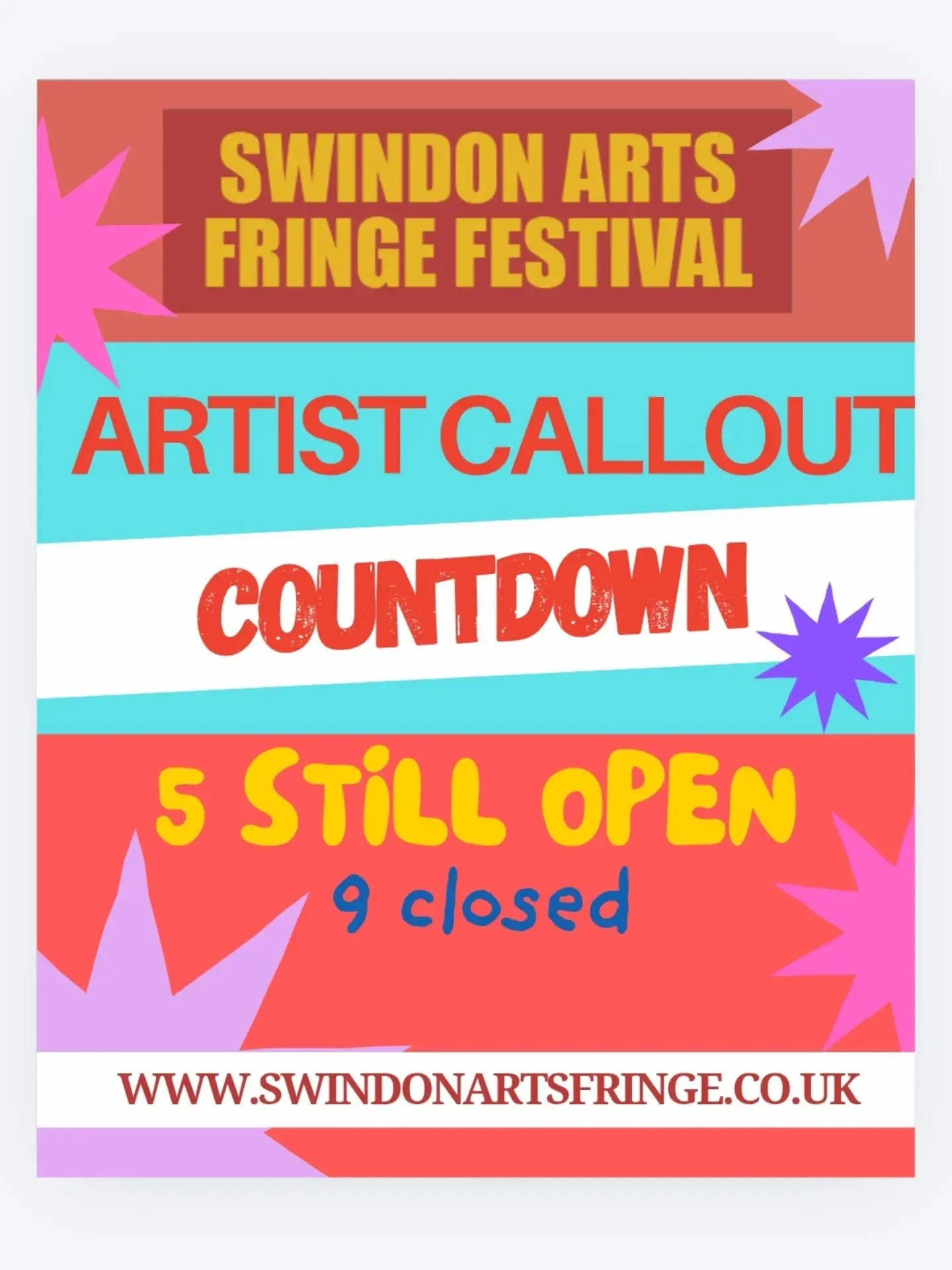 We have 9 exhibitions closed now and are busy curating the exhibitions and selecting all the artworks! #exhibition

5 exhibitions are still OPEN so if you have been thinking of applying then now's the time !! 

They will be closing over the next 10 d