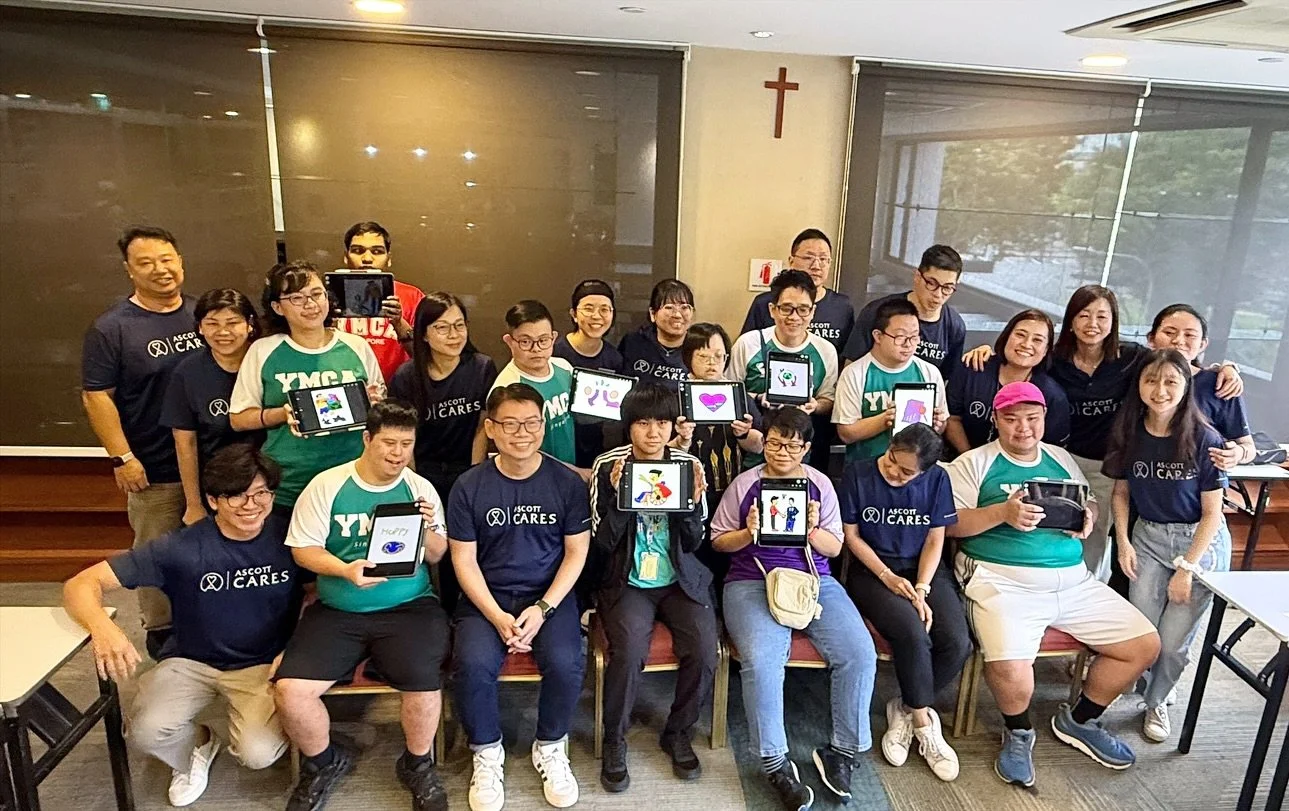 Huge congratulations to @discoverasrsingapore on launching The Ascott Limited&rsquo;s Disability Inclusion Playbook for the accommodation sector!

Grateful for the chance for our @ymca.singapore Y ArtFelt artists to create the individual pillar patte