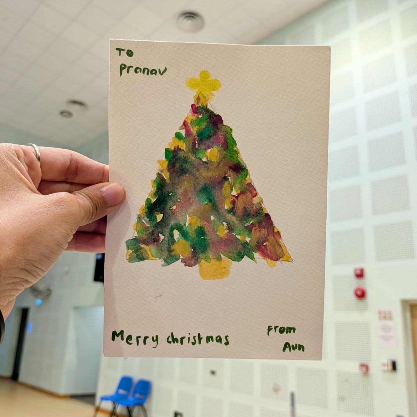 Never too early to start Christmas cards making! The hand painted cards by our students with autism turned out so adorable and so filled with love. They each kept a set and gifted their friend one.

We are so ready for Christmas.