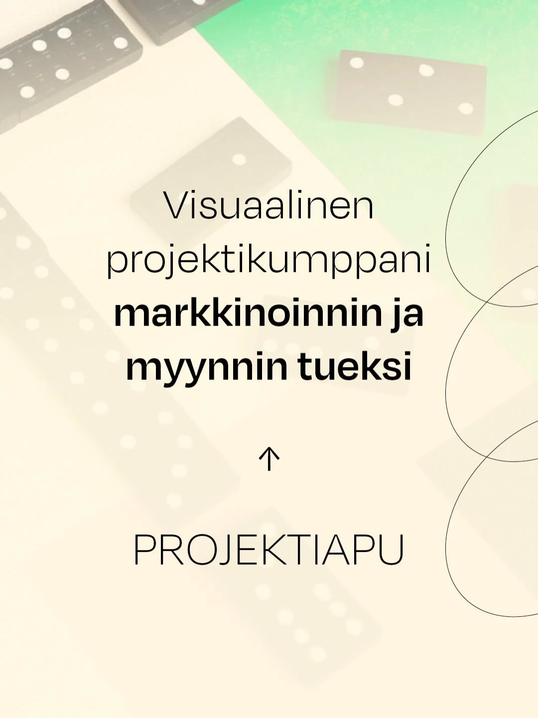 Projektiapu auttaa tilanteissa, joissa markkinoinnin resurssit ovat tiukilla. Esimerkiksi kiireisten kampanjoiden tai projektiruuhkien keskell&auml;. Saat nopeasti avuksesi visuaalista osaamista ilman rekrytointia. Lopputuloksena projektit etenev&aum