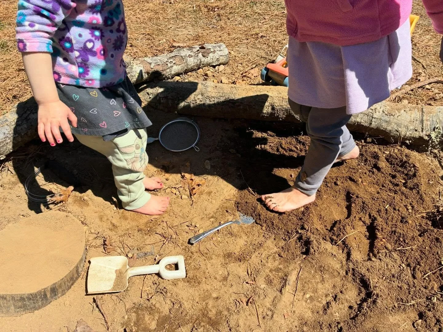 First toes in the dirt day, happy new year everyone we made it # 🤩☀️❤️🥾