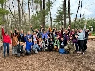What a wonderful and inspiring day to spend with other northeastern outdoor educators!! Mil gracias to @forestandnatureschools and @birchesschoollincoln for the invitation to share about integrating science learning in your outdoor classrooms, and ho