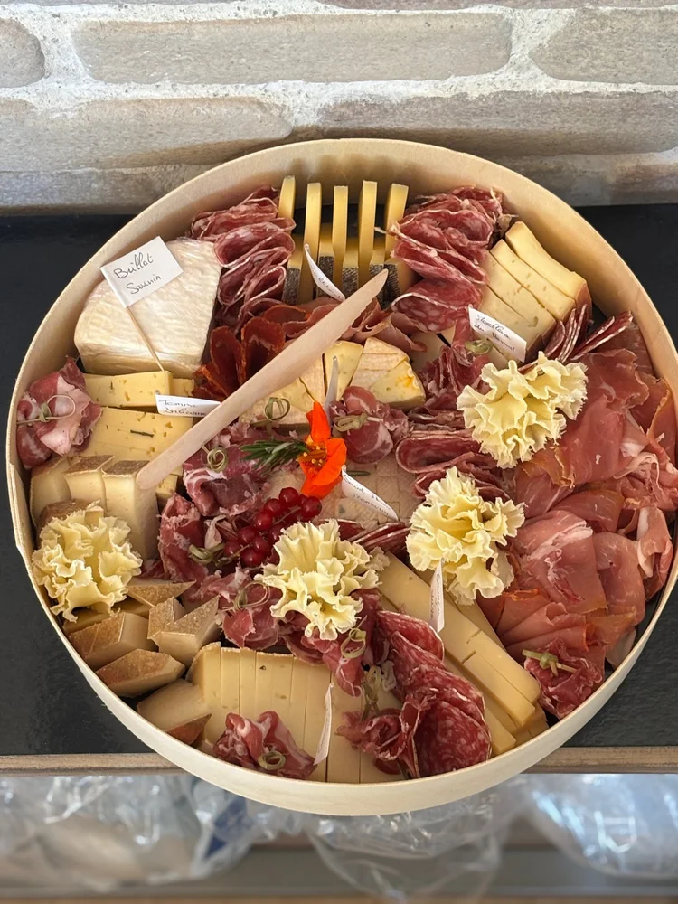 Plateau de fromages et charcuterie de L'Atelier du fromage