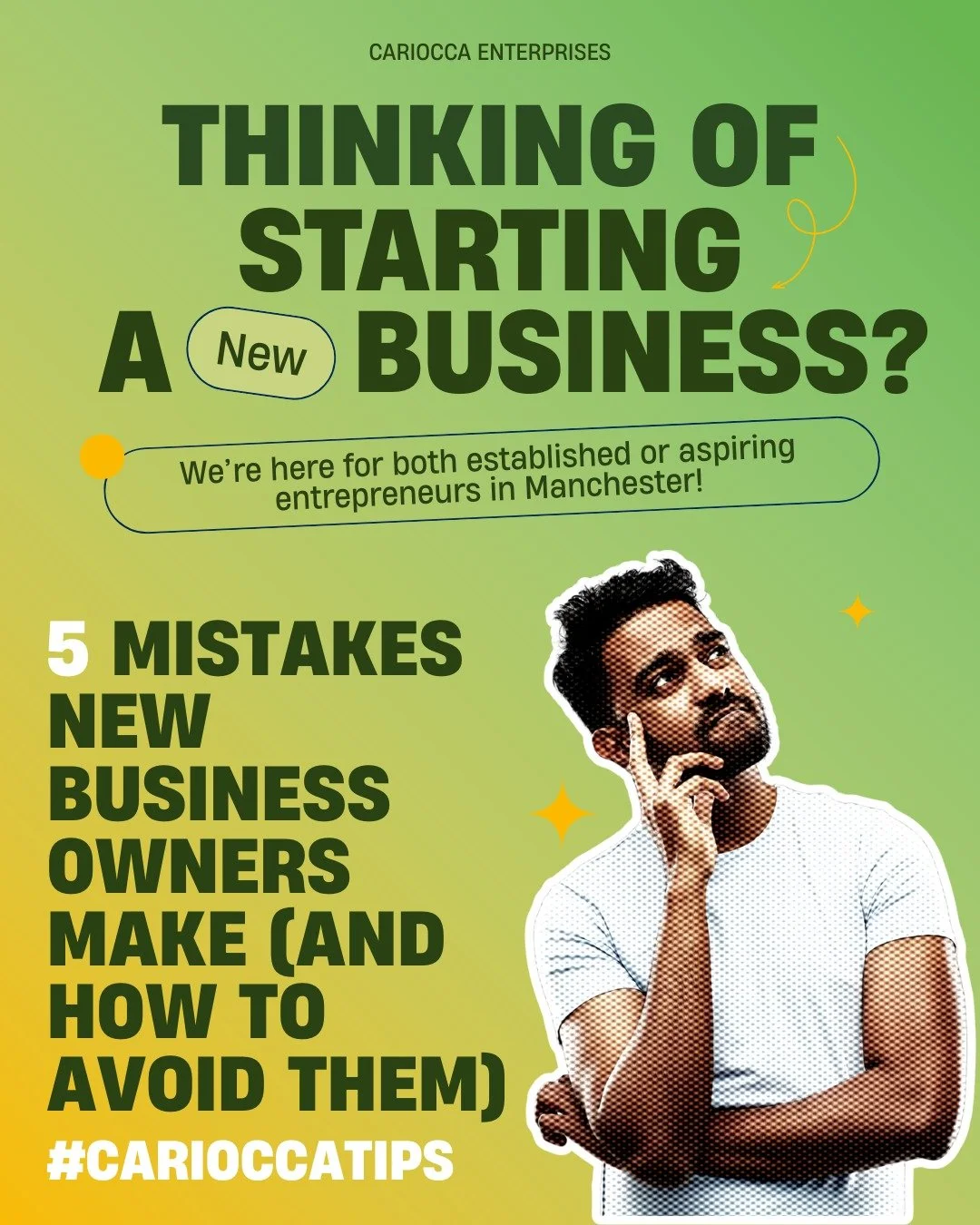 Thinking of starting a business?

Here are 5 mistakes first-time founders make way too often and how you can skip every single one.

Building something from scratch is hard&hellip; doing it alone is harder.

Manchester has entrepreneurs with serious 