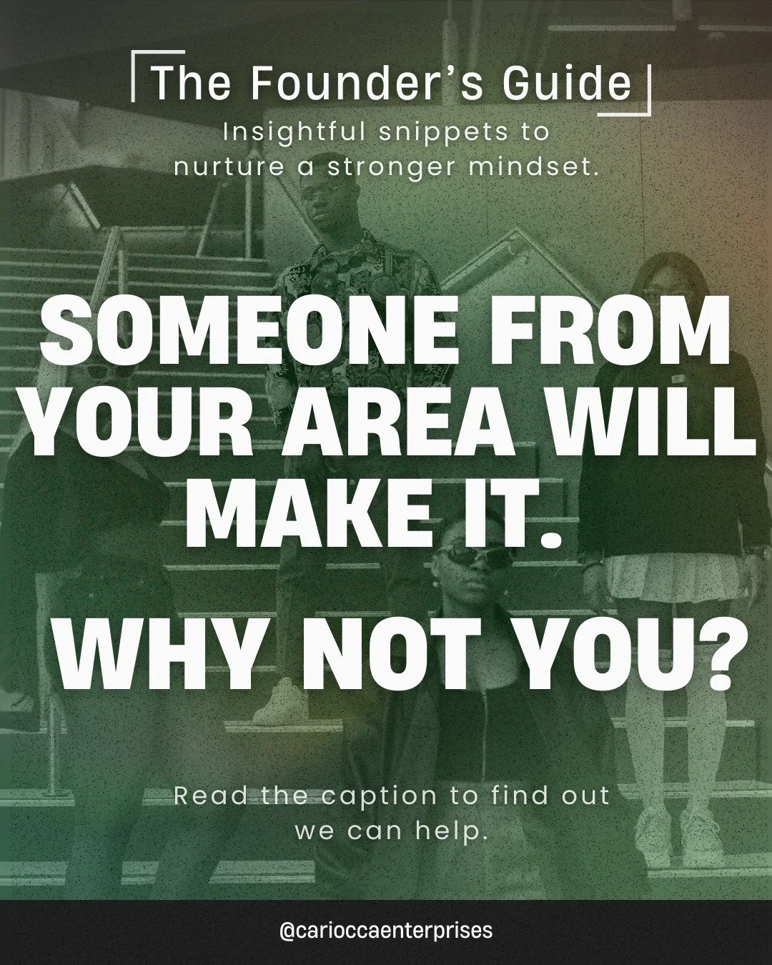 At Cariocca, we&rsquo;ve been helping Manchester entrepreneurs turn their ideas into real businesses since 1986. We know starting can feel overwhelming - from finding a space for your business to knowing where to get legal or financial advice.

That&