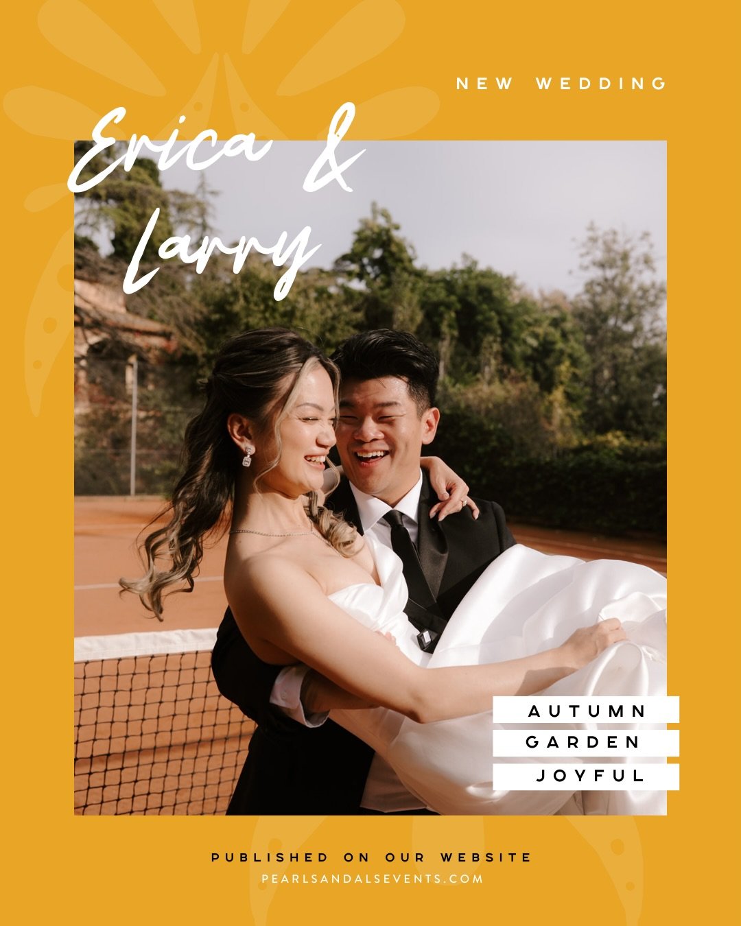Erica &amp; Larry 💛

Golden November light, an enchanted Orangerie, and loved ones gathered from across the world 🍂✨

On 15th November at La Centenaria 1779, Erica &amp; Larry celebrated a day rich in culture, elegance and heartfelt connection. Cas