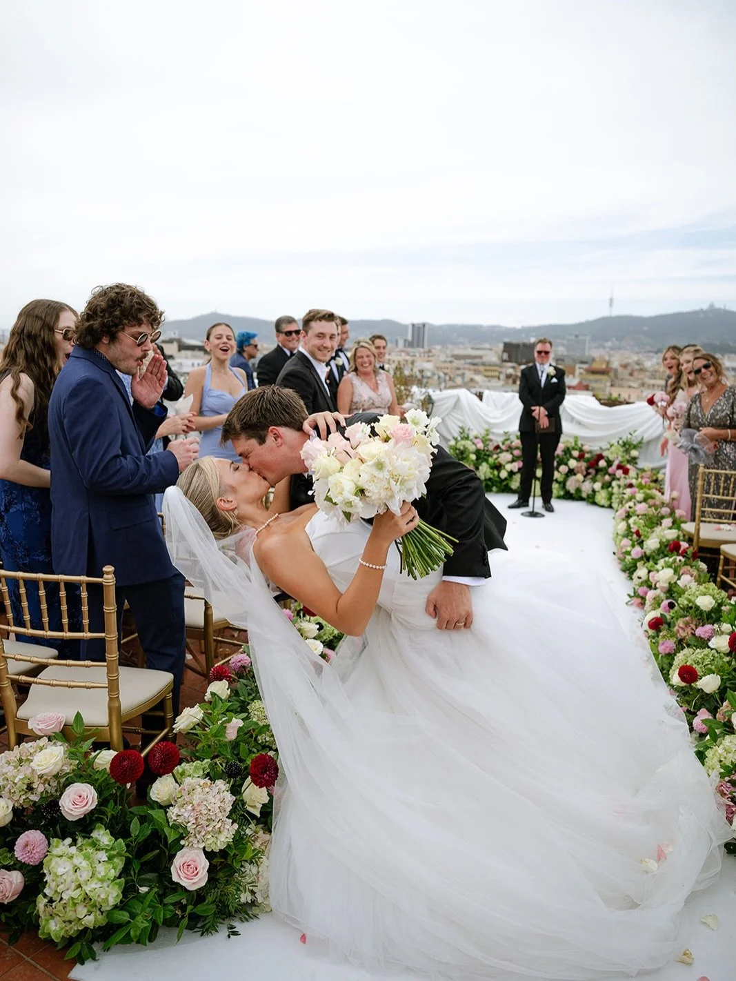 High above the heart of Barcelona, Savannah &amp; Brennan said &ldquo;I do&rdquo;. 🤍

Surrounded by panoramic views, their closest family and friends, and the magic of the city below, this ceremony was everything a destination wedding should be: int