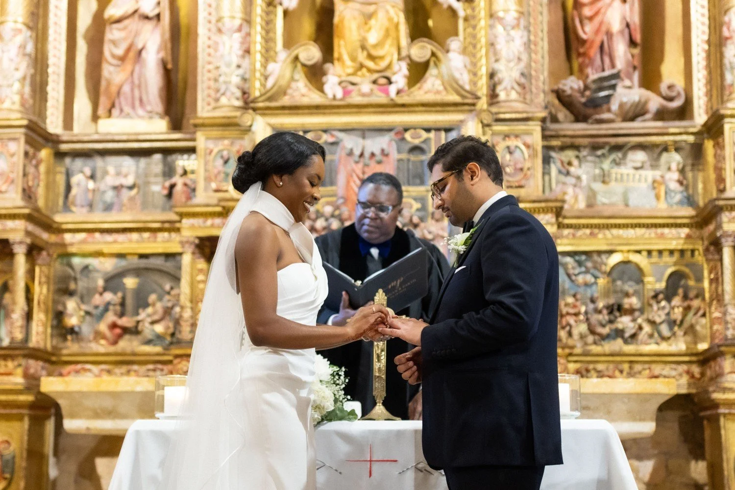 Christian wedding ceremony in Spain
