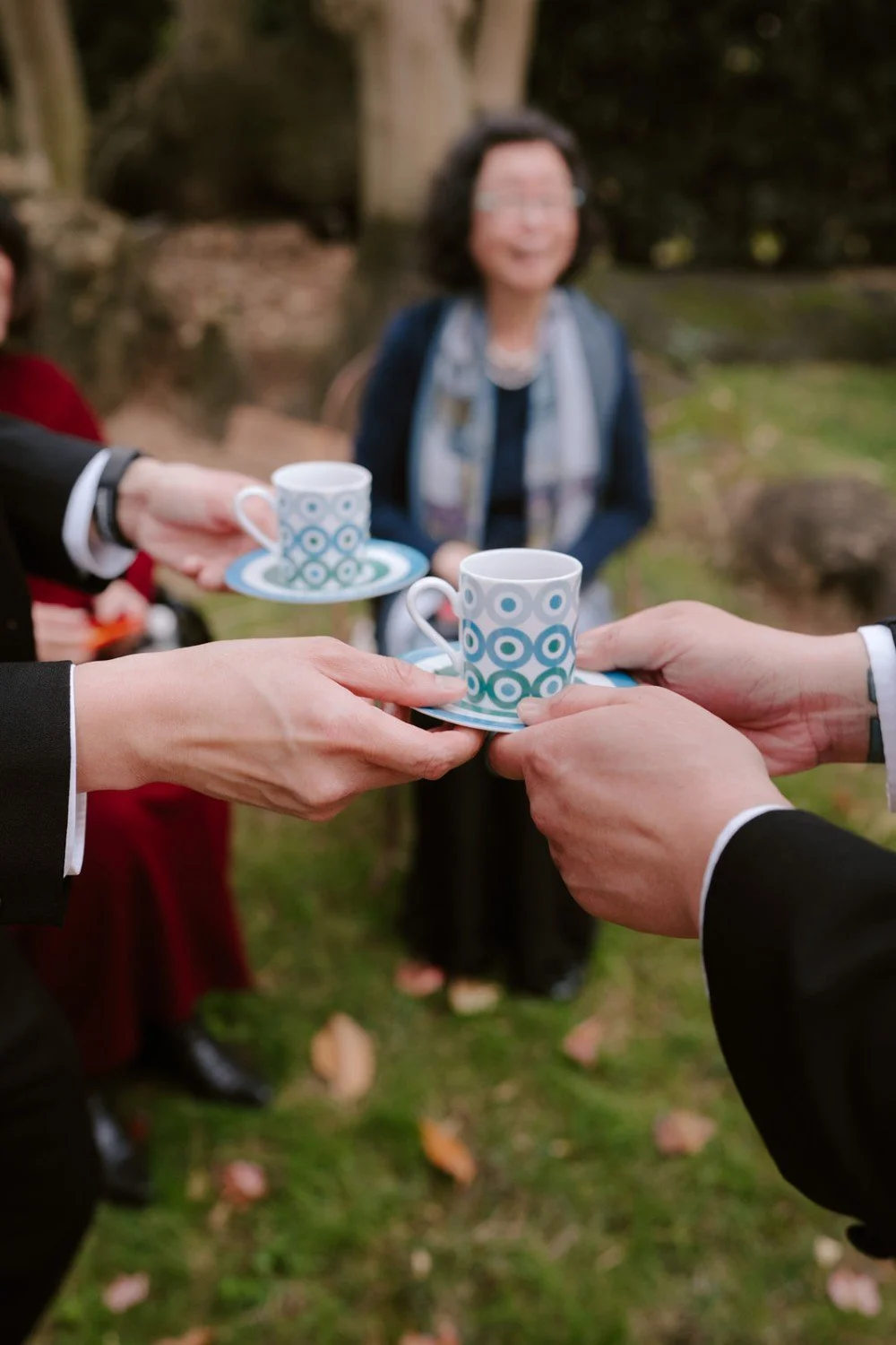 Tea ceremony taking place as part of a multicultural wedding planned by PearlSandals.