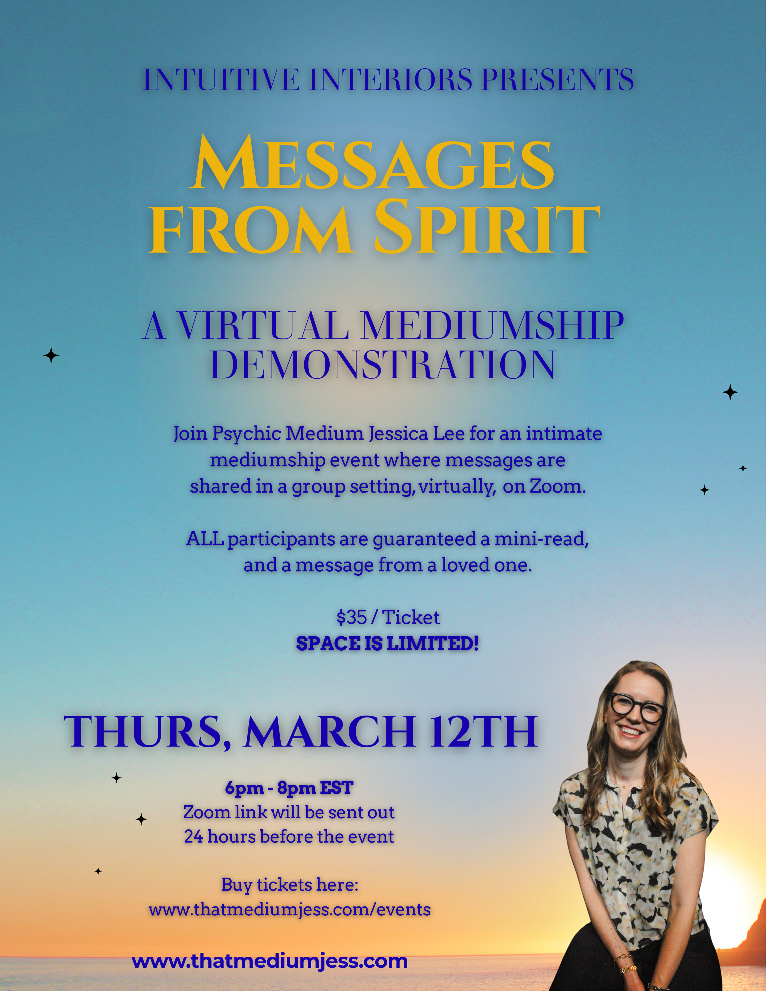 Messages from Spirit Event: Thurs. March 12, 2026