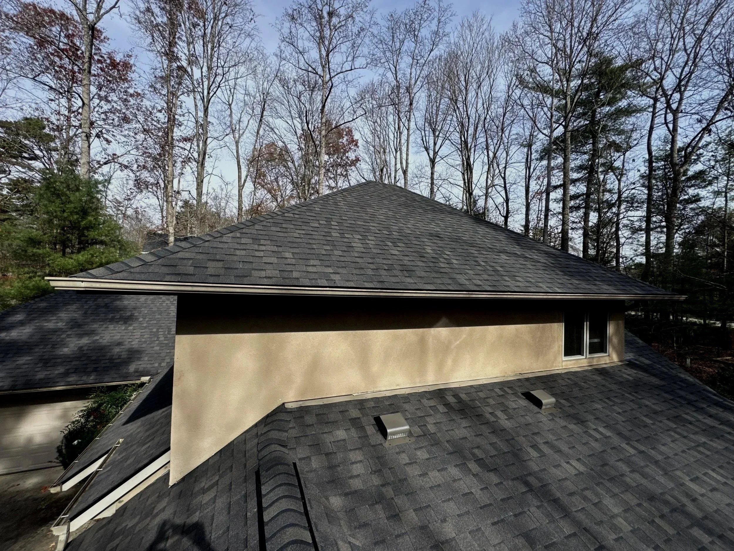 Roof replacement in Asheville NC after storm damage