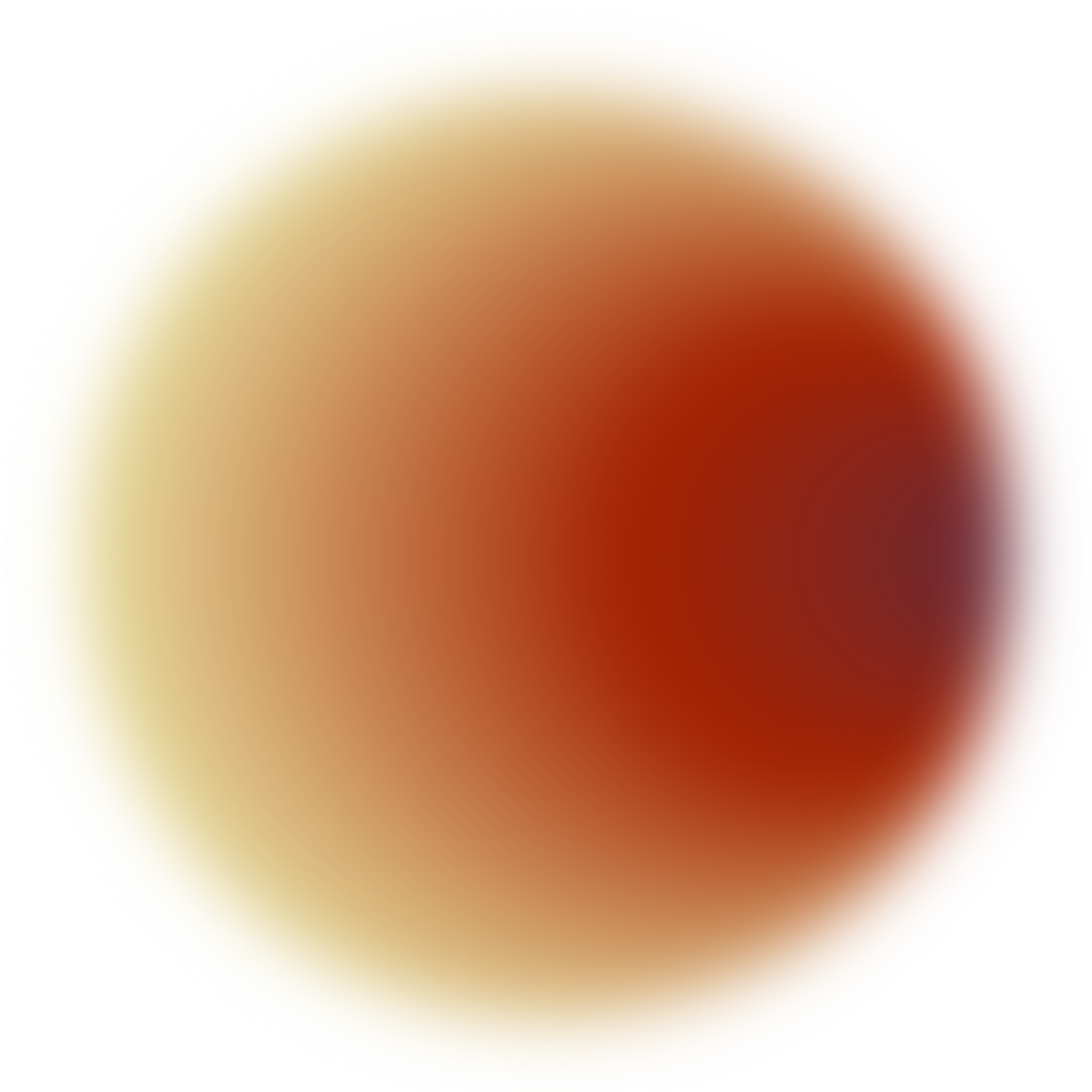 Colorful gradient circle with shades of yellow, orange, red, and purple.