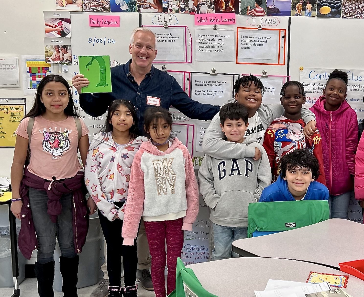 Volunteering at CC Spaulding Elementary