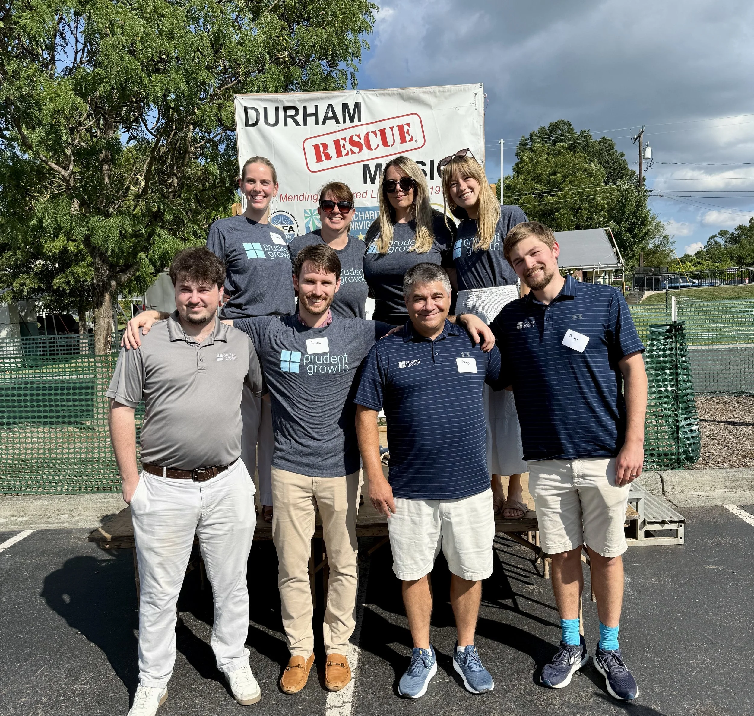 Prudent Growth &amp; Cornerstone Commercial Volunteer at Back To School Event
